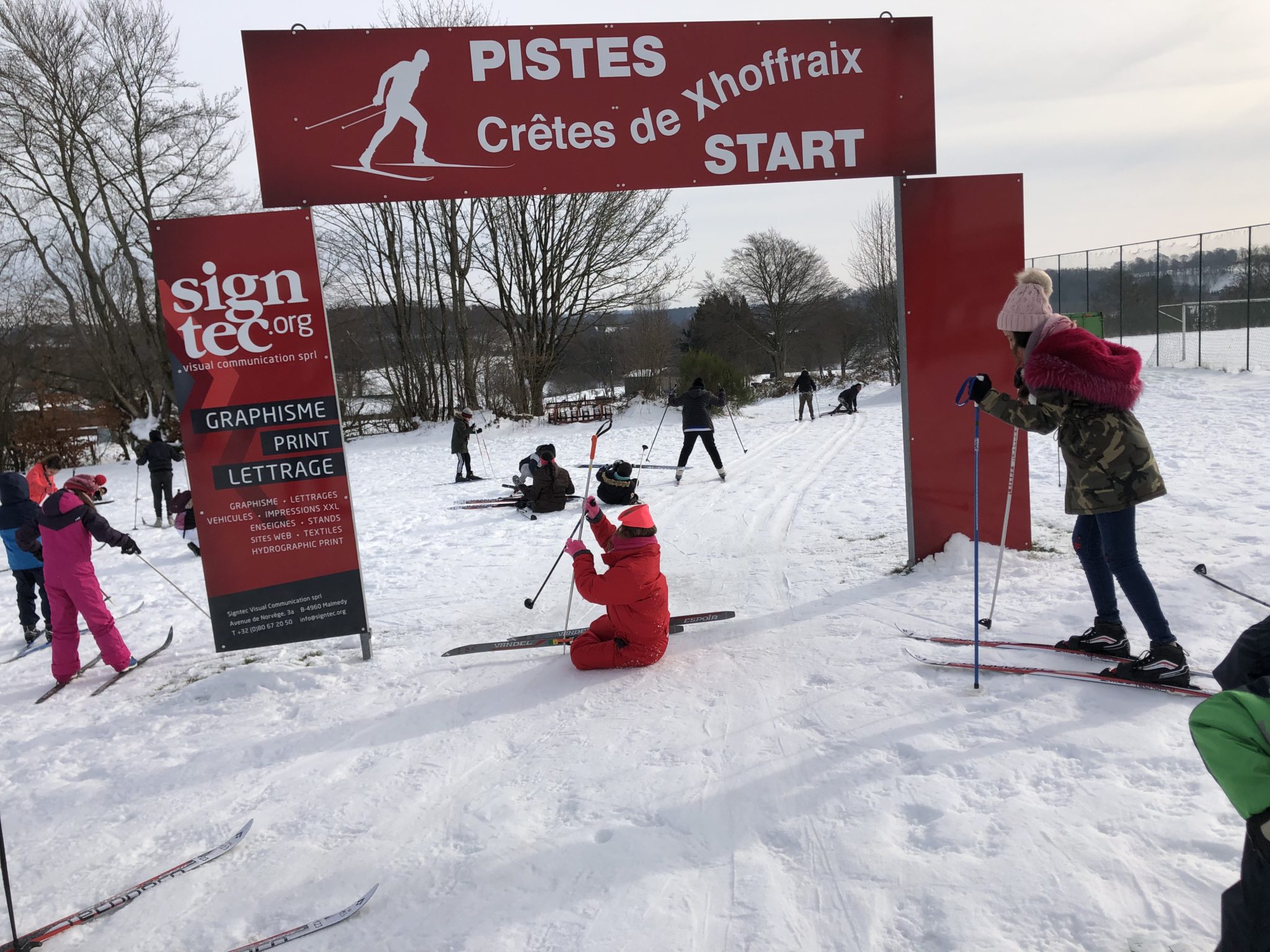 4/02/2019 : journée ski de fond à Xhoffraix pour les P5 et P6